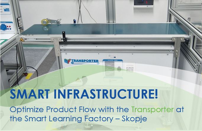 Optimize Product Flow with the Transporter at the Smart Learning Factory – Skopje